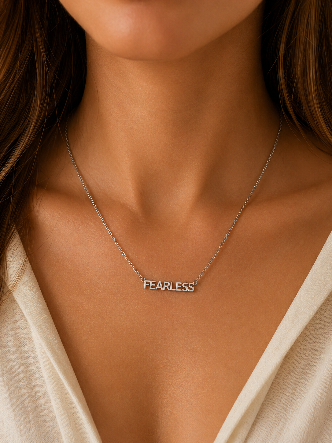 FEARLESS Ketting – Zilver