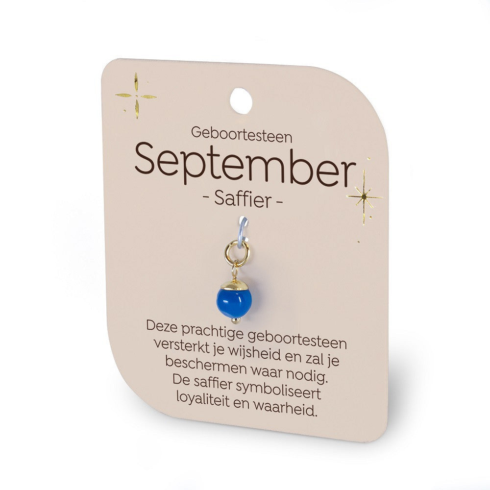 Geboortesteen Charm - September