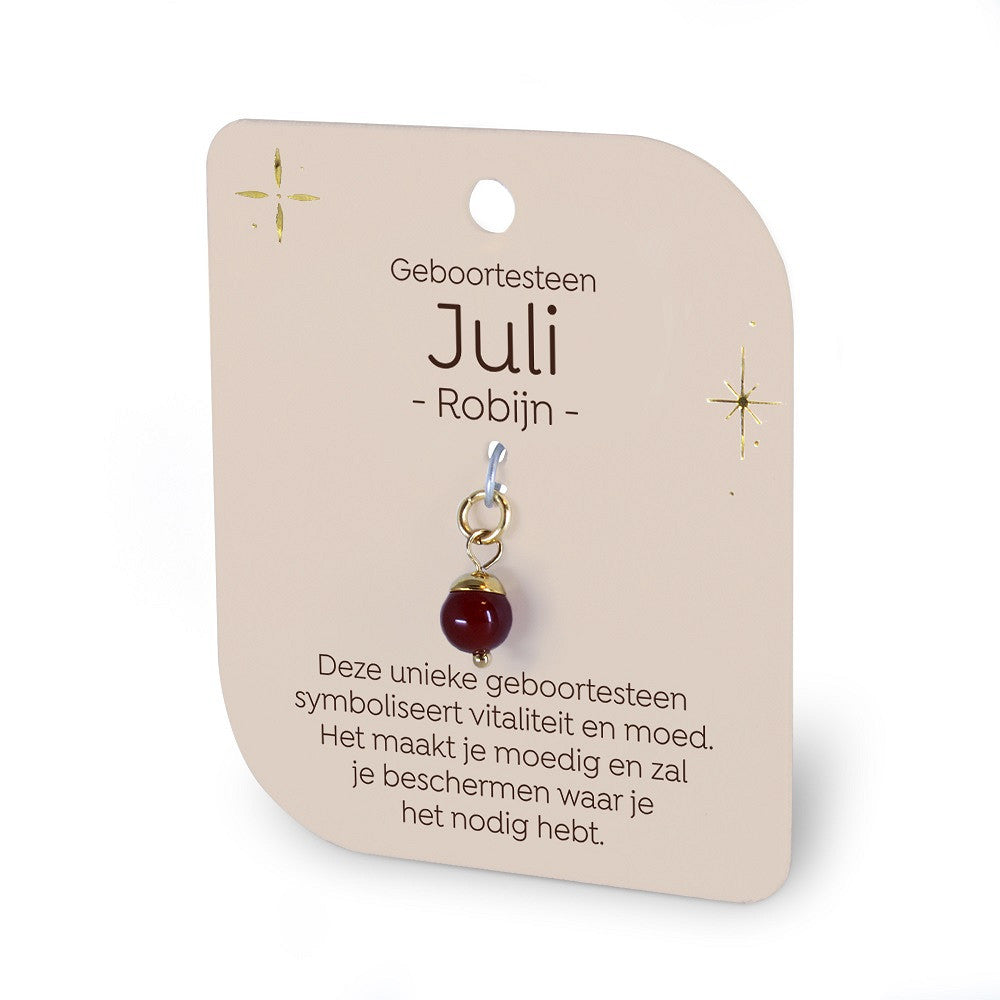 Geboortesteen Charm Juli
