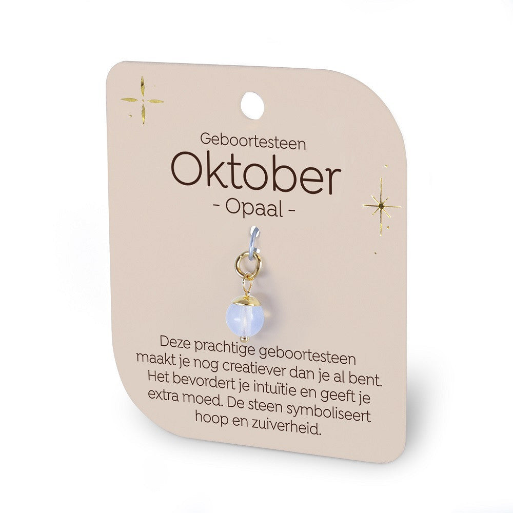 Geboortesteen Charm - Oktober