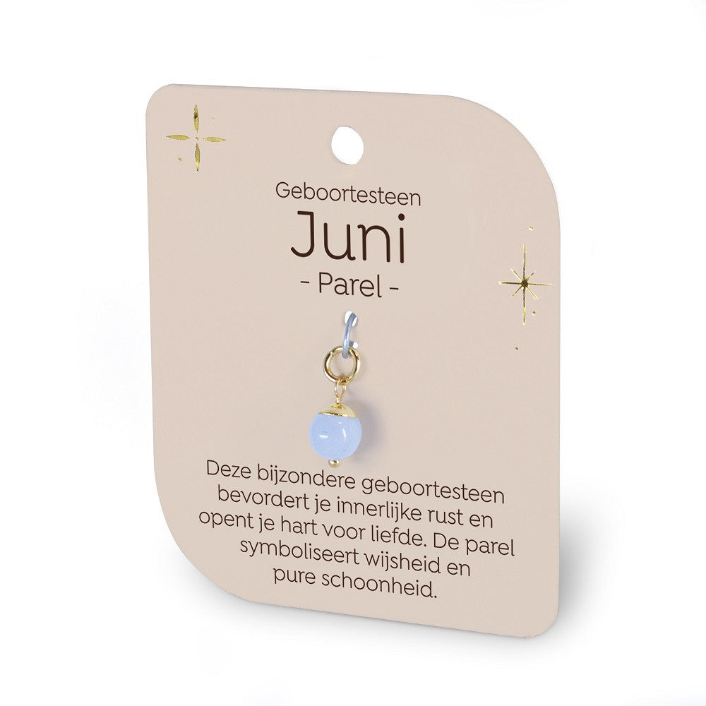 Geboortesteen Charm Juni