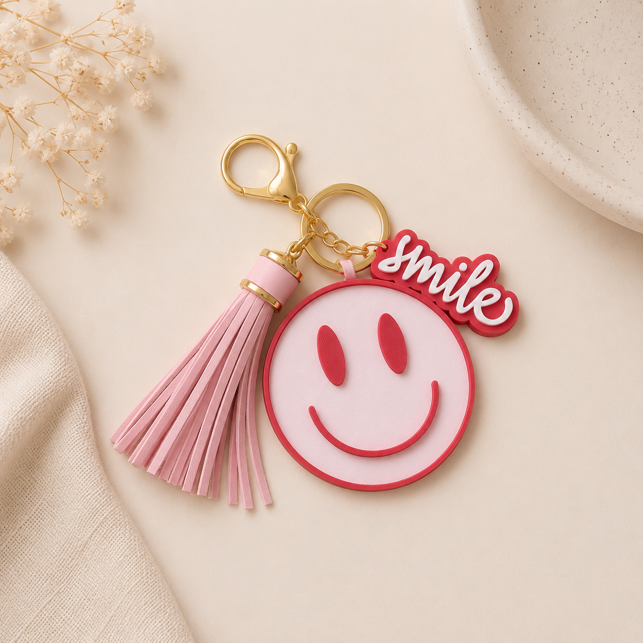 Smile Bag Charm