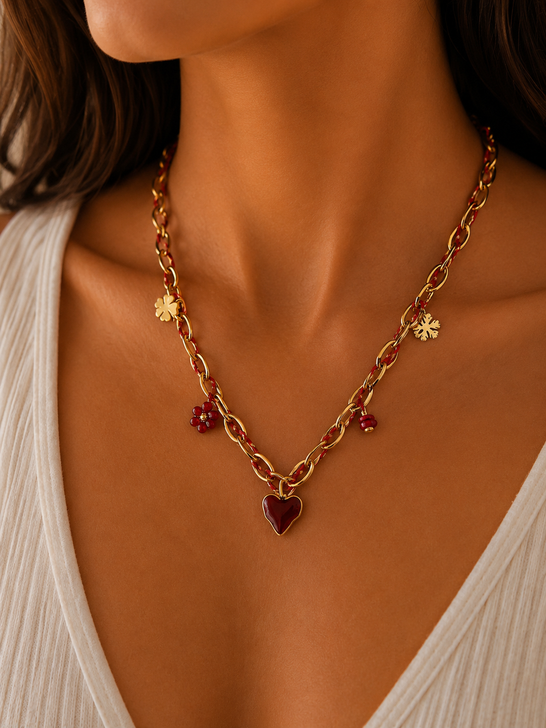 ❤️ Red Romance Ketting