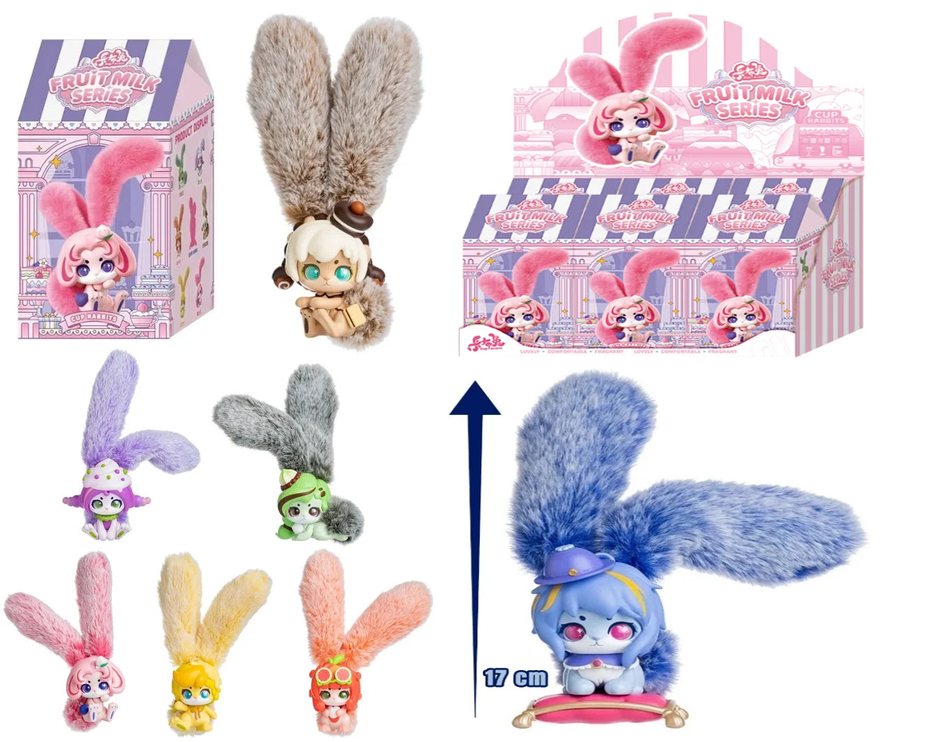 Cup Rabbits Fruit Milk Series – Designer Bunny Blind Box