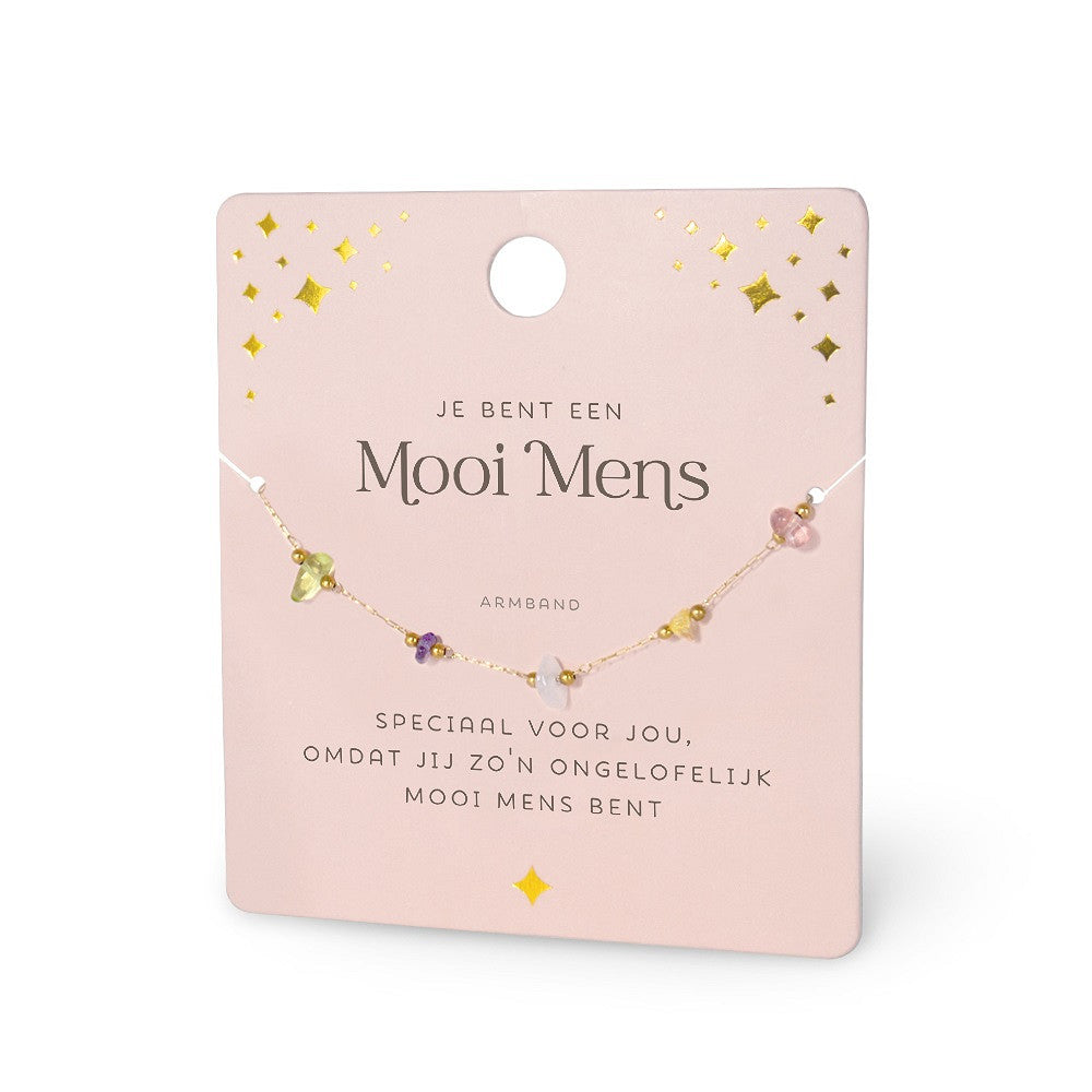 Mooi Mens Edelsteentjes – Armband