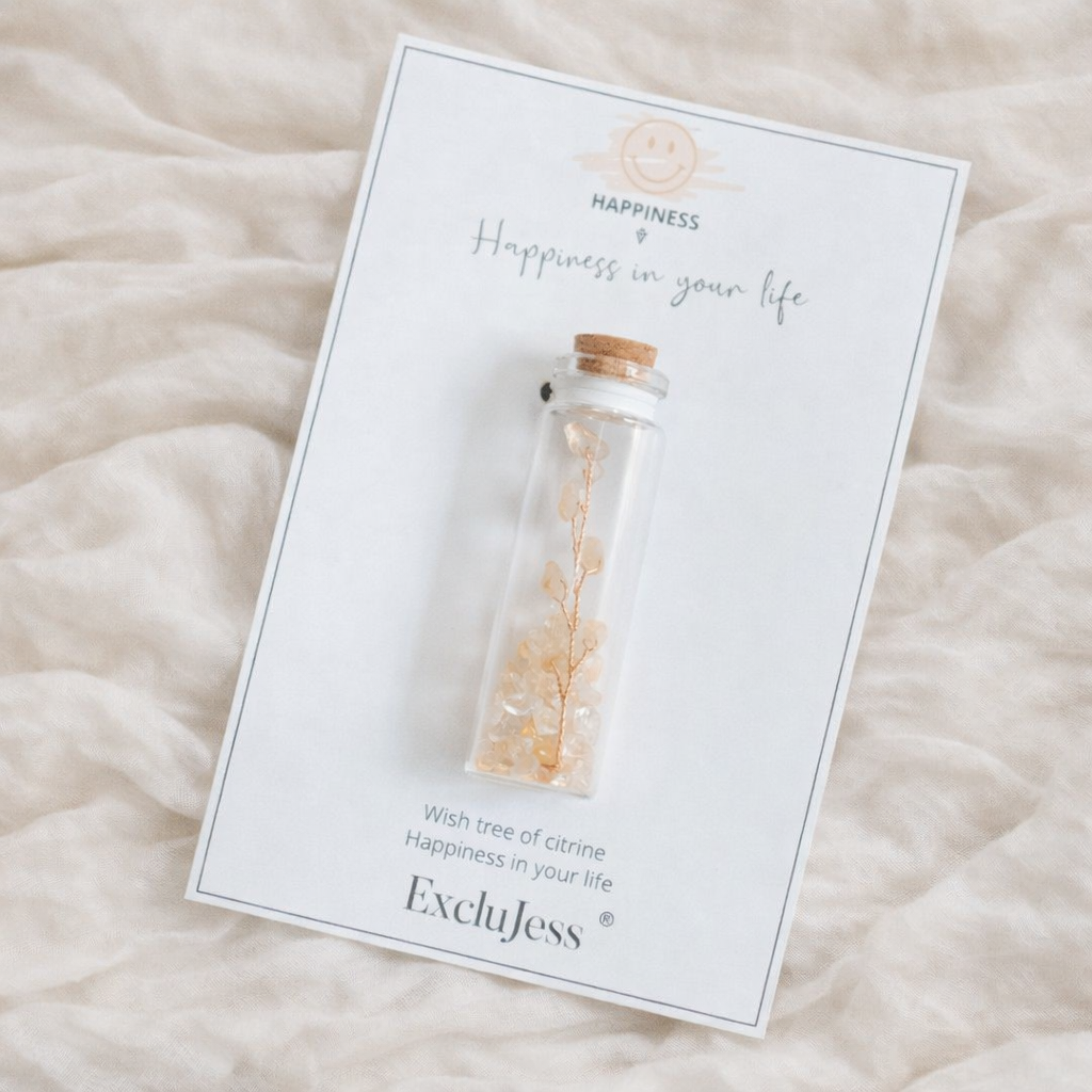 Wish Bottle Citrine Tree – Happiness in Your Life