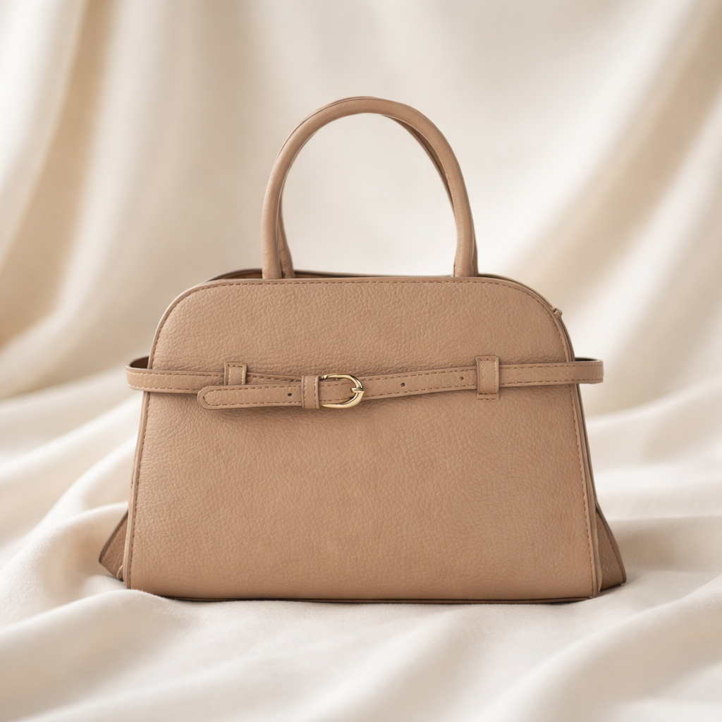 Luxe handtas – taupe