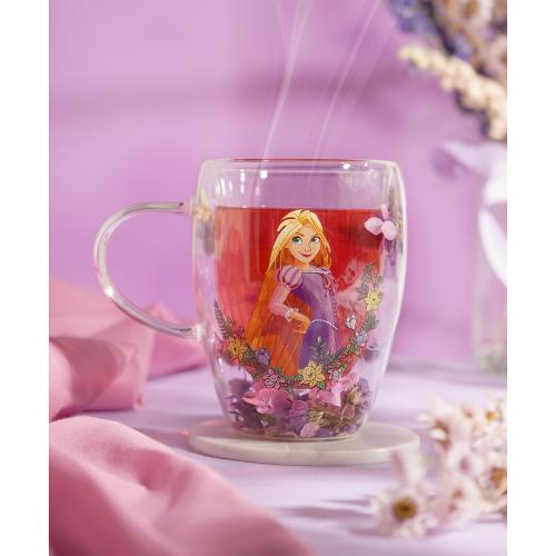 Disney Rapunzel Dubbelwandige Glazen Mok 🌸✨