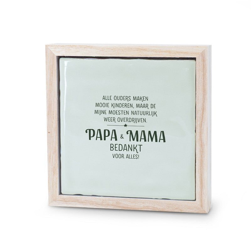 Lief Lijstje – Papa & Mama, bedankt voor alles