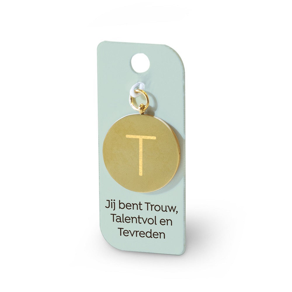 Alfabet Charm - T