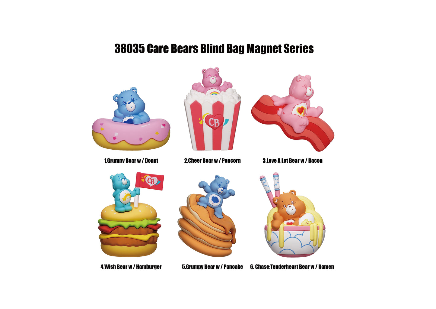🌈 CARE BEARS Magnet Series – Mystery Blind Bag 🍩✨