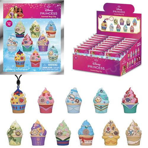 👑 DISNEY Princess Scented Bag Clip – Mystery Box 🍦✨
