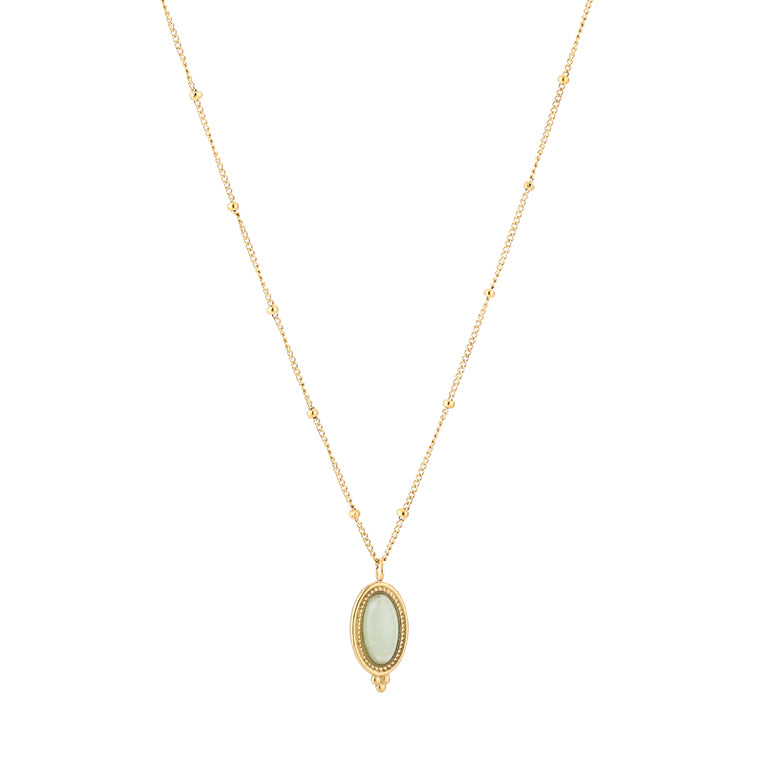 Ketting Mint Stone Gold