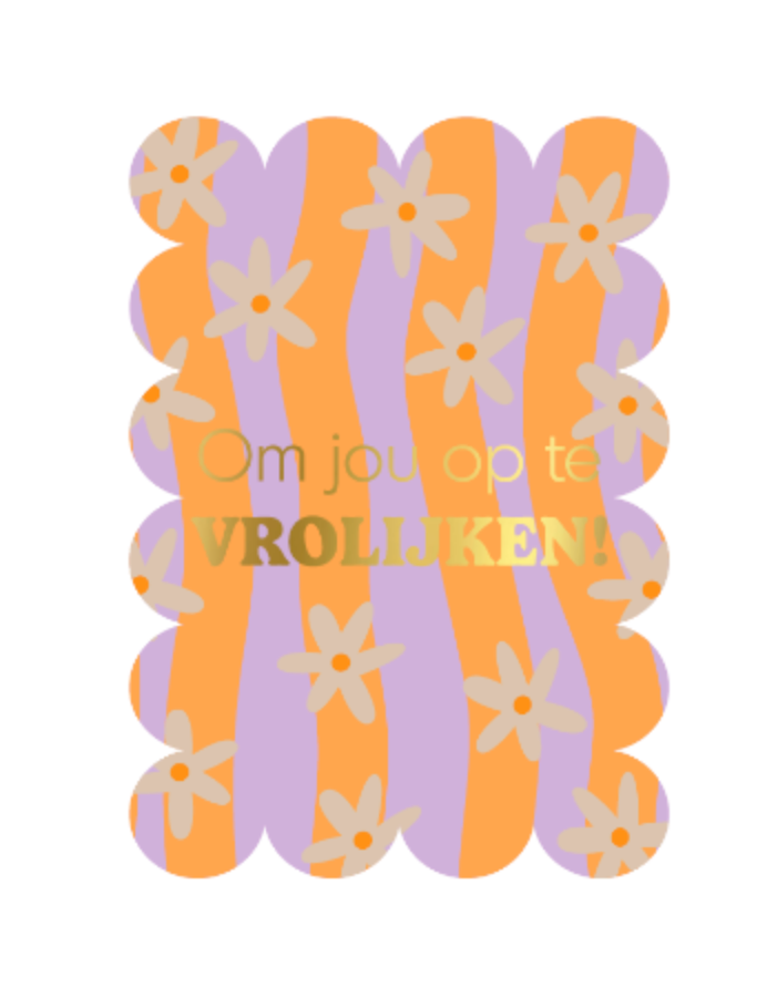 Wenskaart – Om jou op te vrolijken!