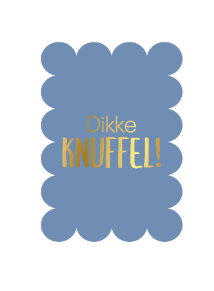 Wenskaart – Dikke knuffel!