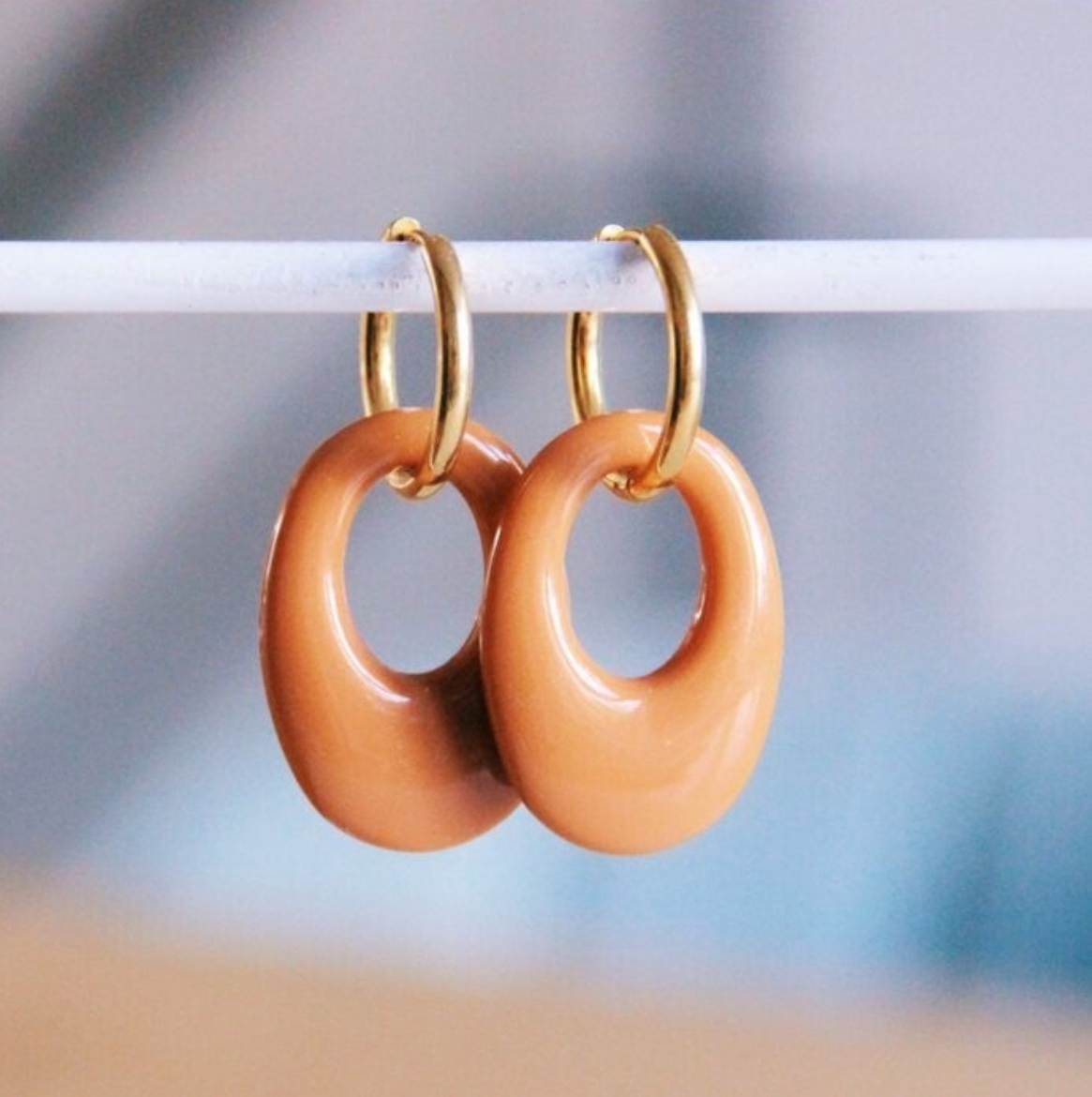 Oorbellen – Warm Caramel
