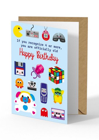 Wenskaart – Officially Old