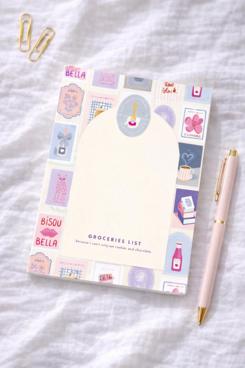 Groceries List Notepad – A6 – by All The Ways To Say