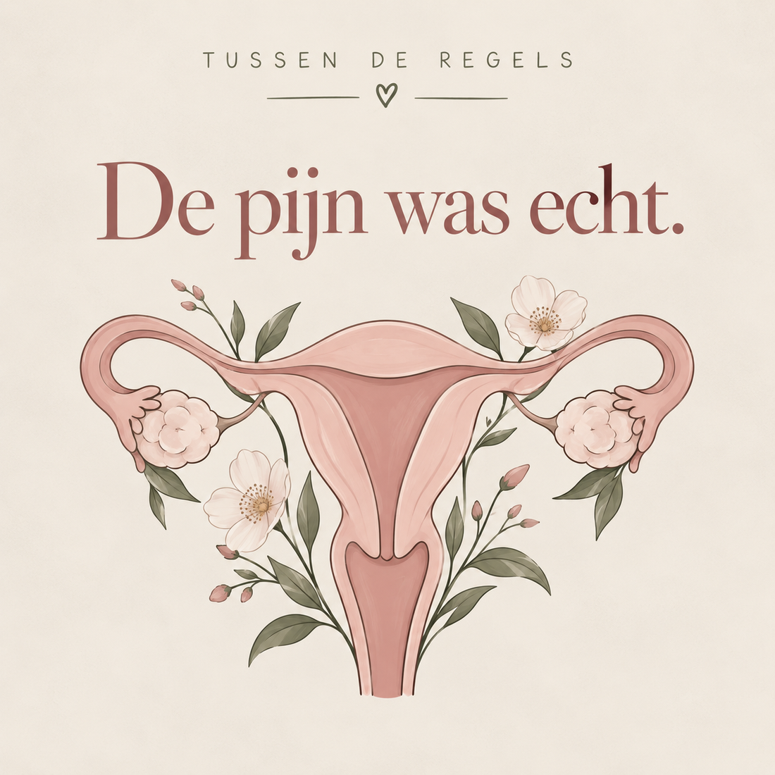 De pijn was echt.
