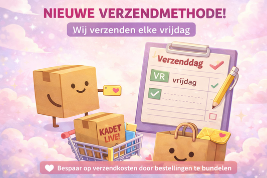 📦 Nieuwe verzendmethode bij KADET Personal Gifts