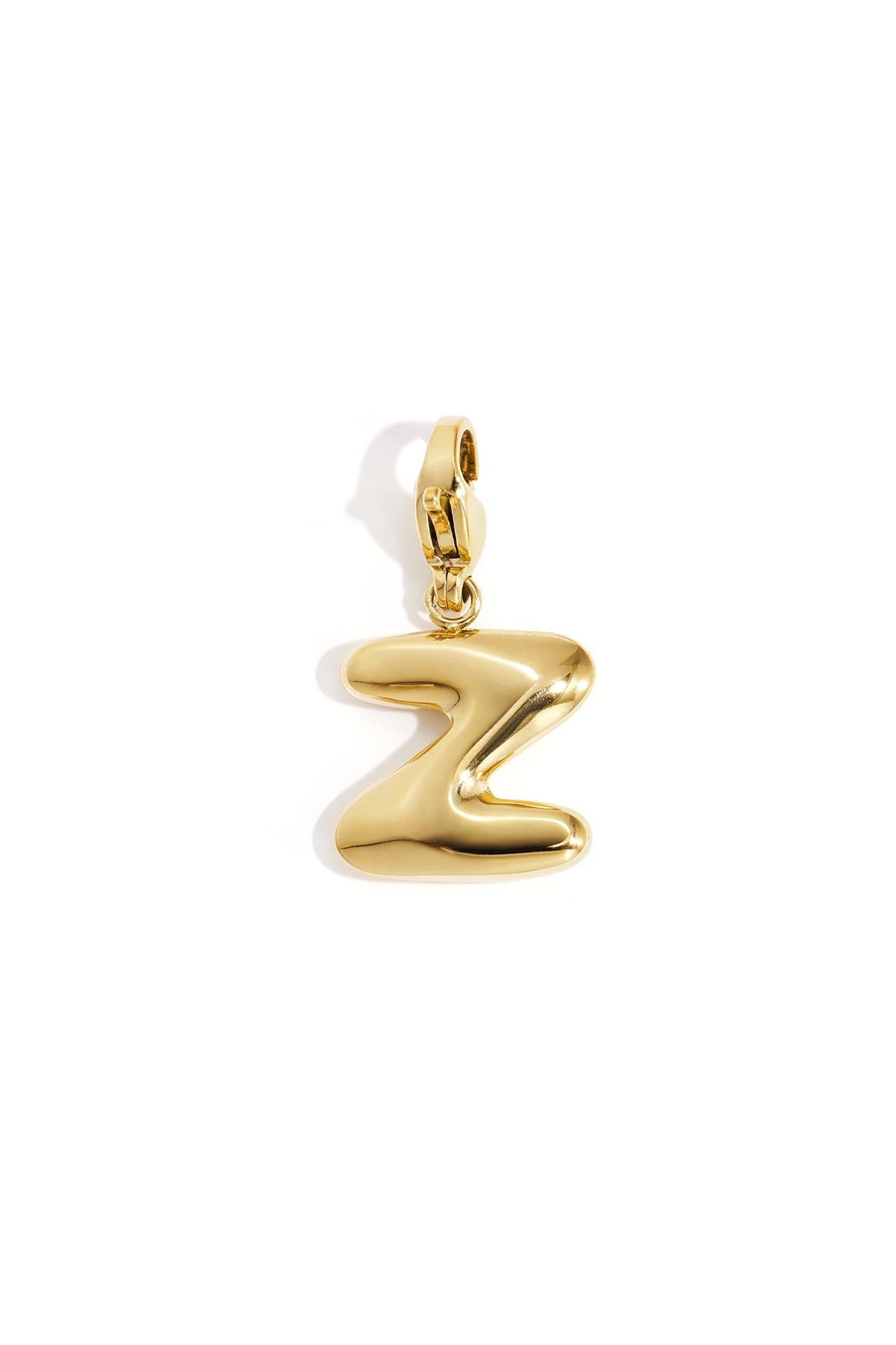 Bubble Letter Bedel Z – Goudkleurig RVS