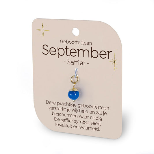 Geboortesteen Charm - September