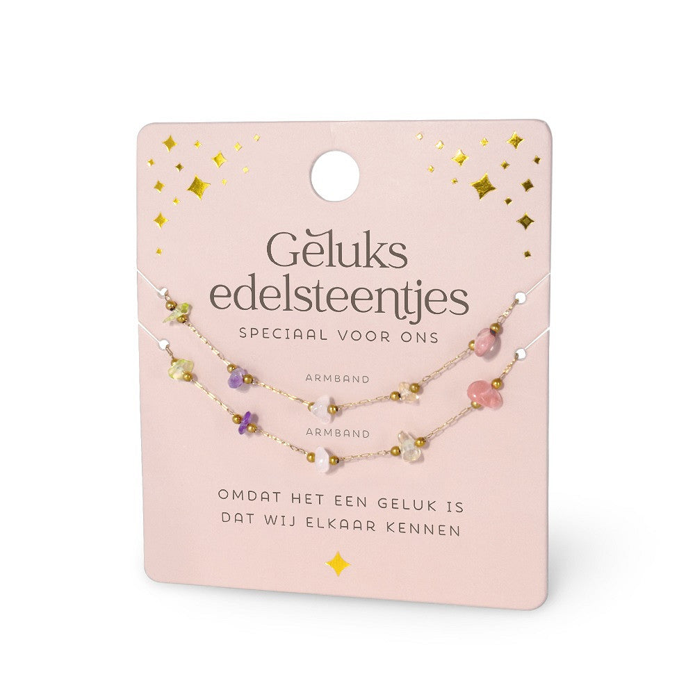 Geluks Edelsteentjes – Armband Set
