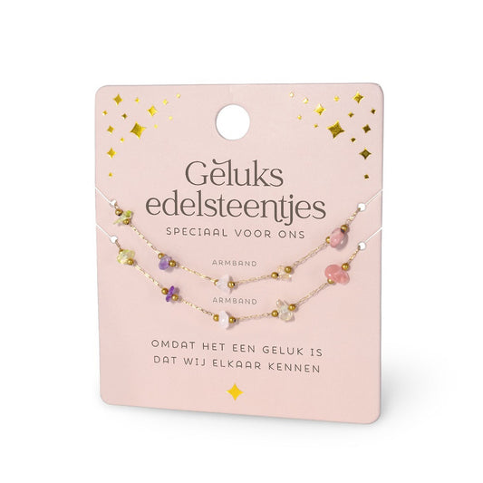 Geluks Edelsteentjes – Armband Set