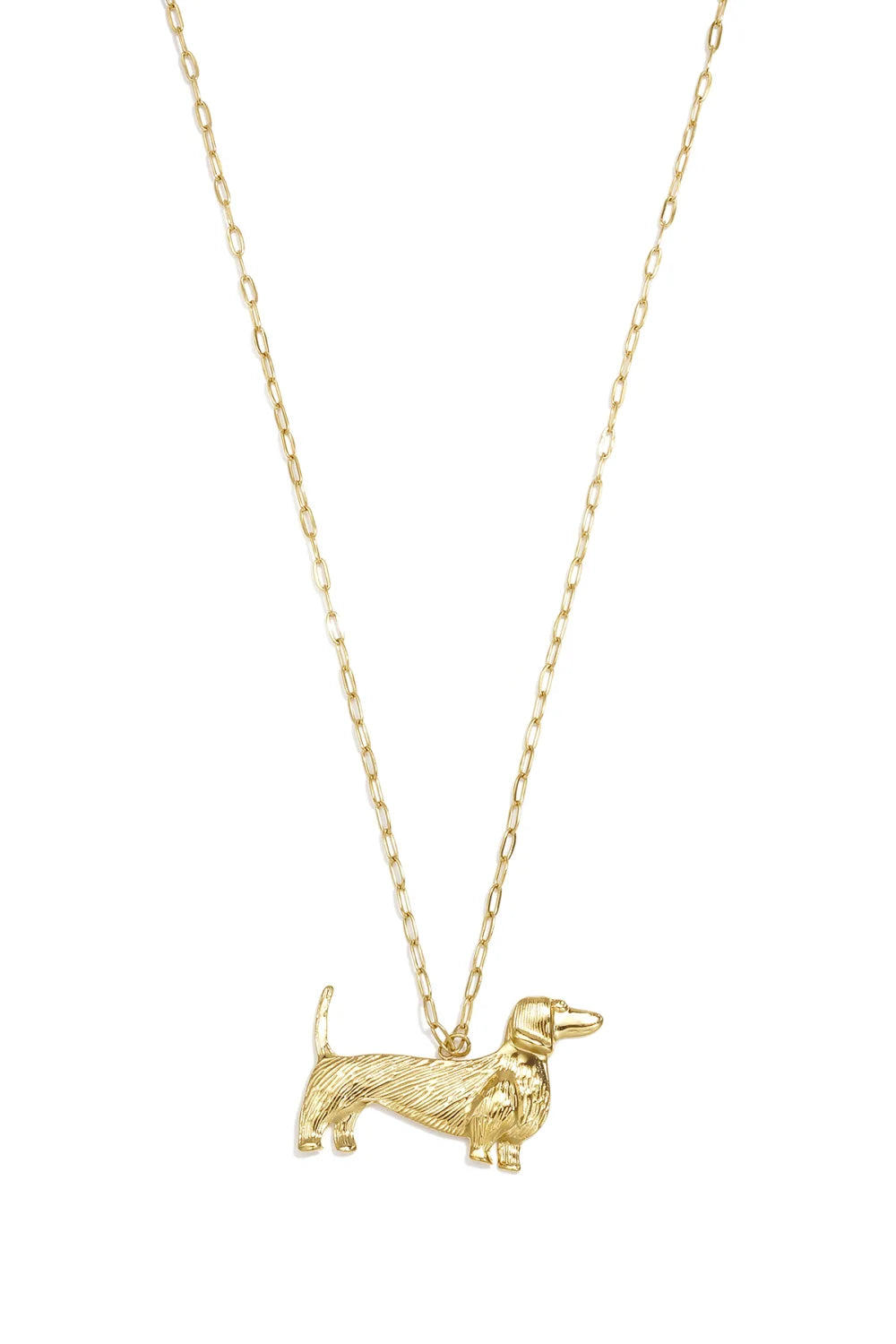 🐾 Golden Dachshund – Lange Ketting