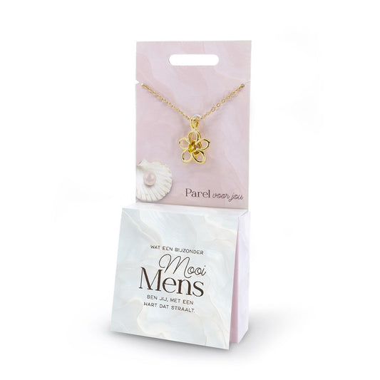 Parelketting “Mooi Mens” – Met Échte Oester