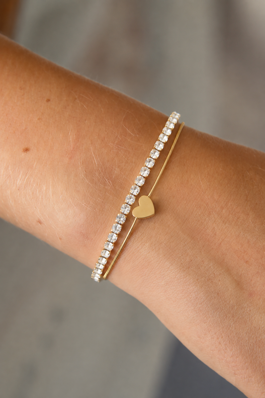 💛 Sweetheart Sparkle Armband