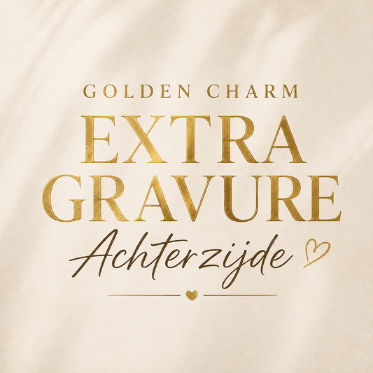 Golden Charm – Extra Gravure Achterzijde