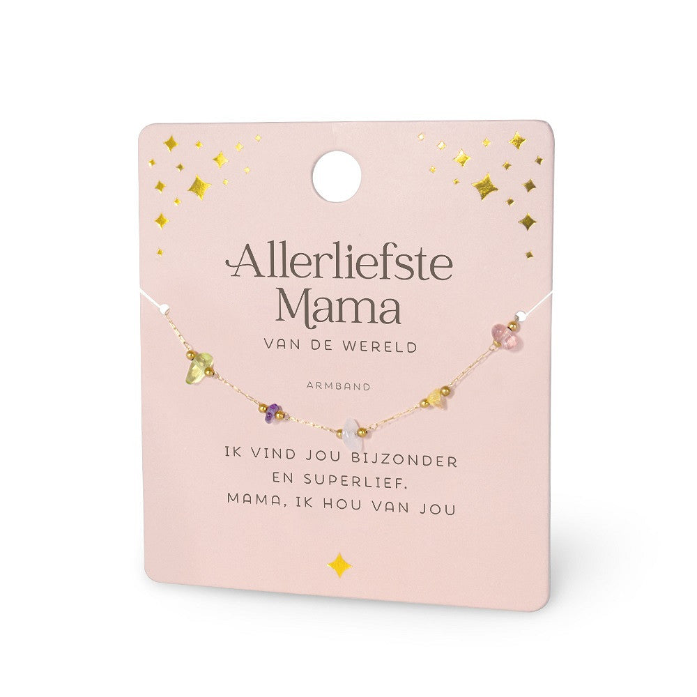 Allerliefste Mama Edelsteentjes – Armband