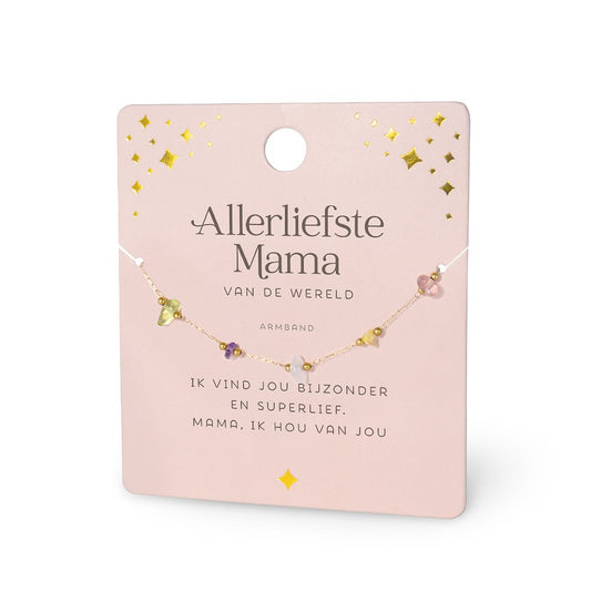 Allerliefste Mama Edelsteentjes – Armband
