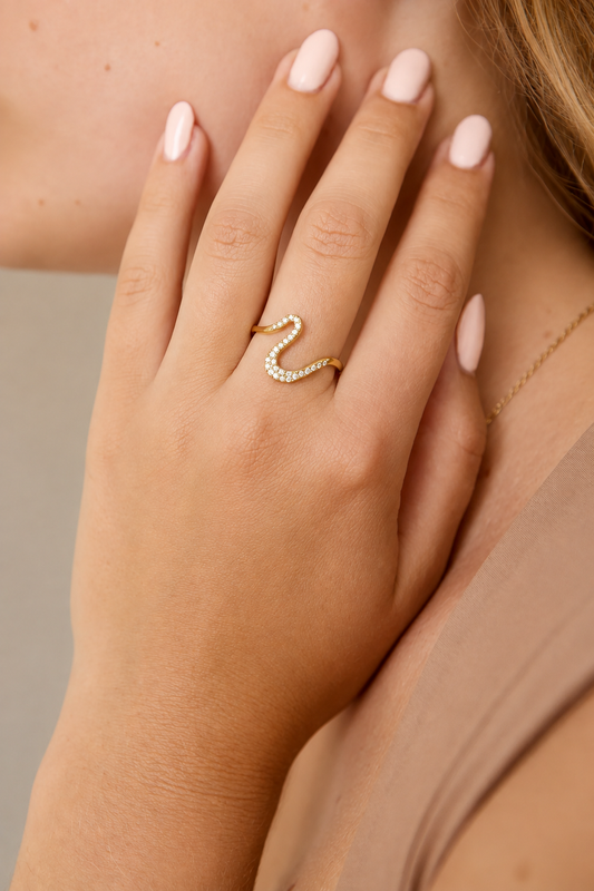 Ring - Golden Wave ✨