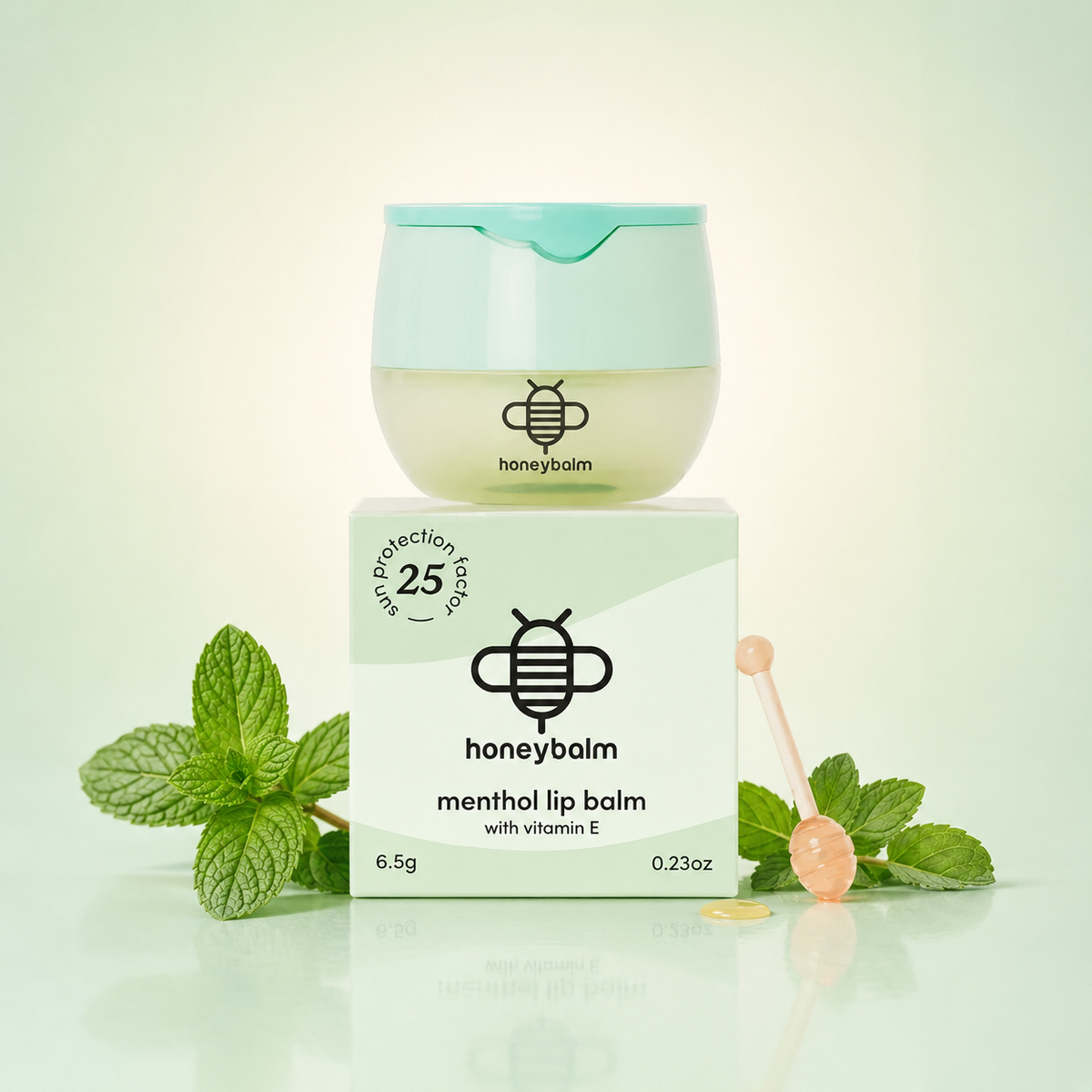 Honey Balm SPF – Menthol 🌿🍯