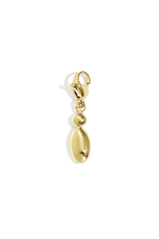 Bubble Letter Bedel I – Goudkleurig RVS