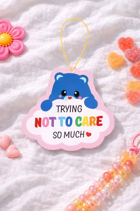 Care Bears Luchtverfrisser – “Trying Not To Care So Much” | Honey Peach