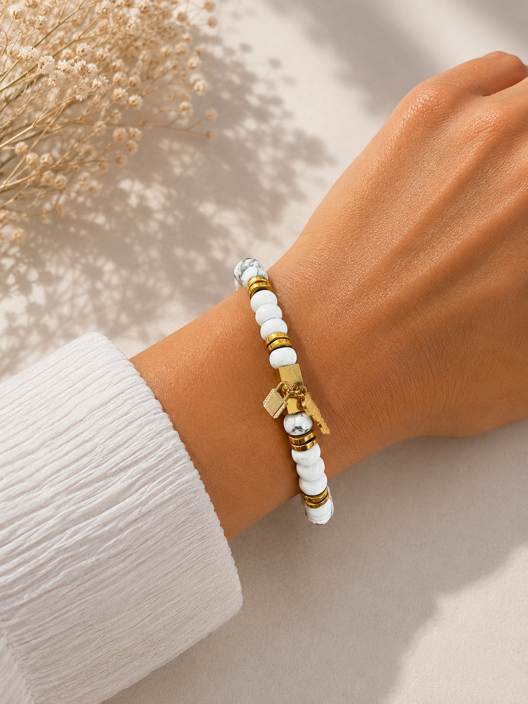 Howliet Armband met Slotje & Sleuteltje 🤍🔑