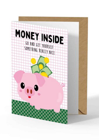 Wenskaart – Money Inside