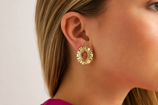 Oval Glow Oorbellen