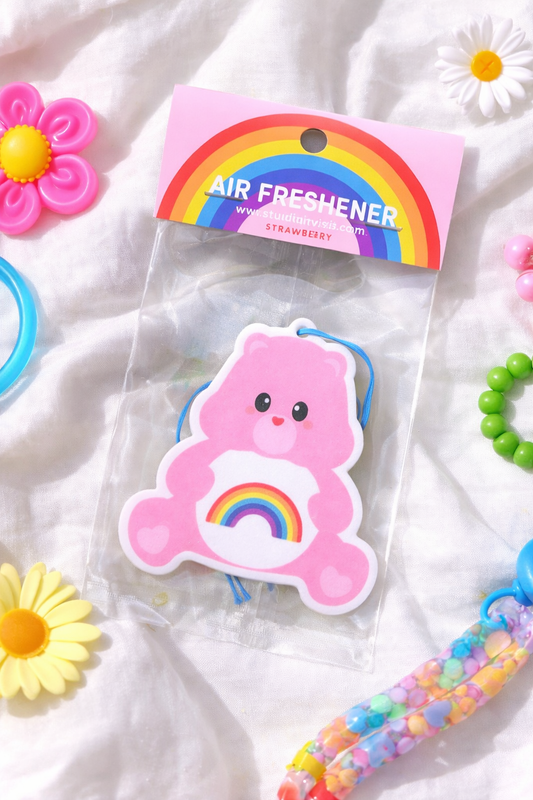 Rainbow Bear Geurhanger (Strawberry)