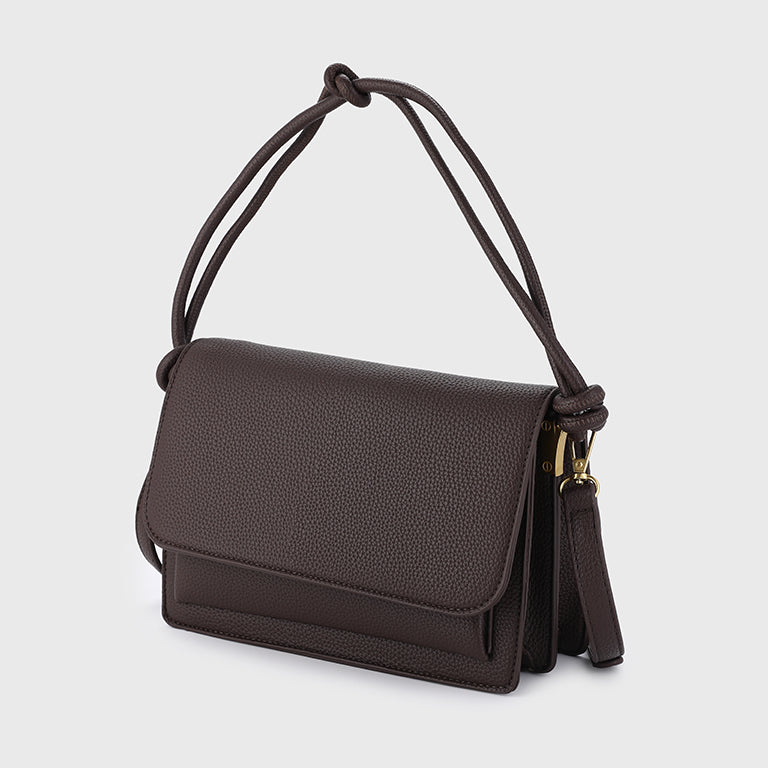 Coffee Two-Way Handbag