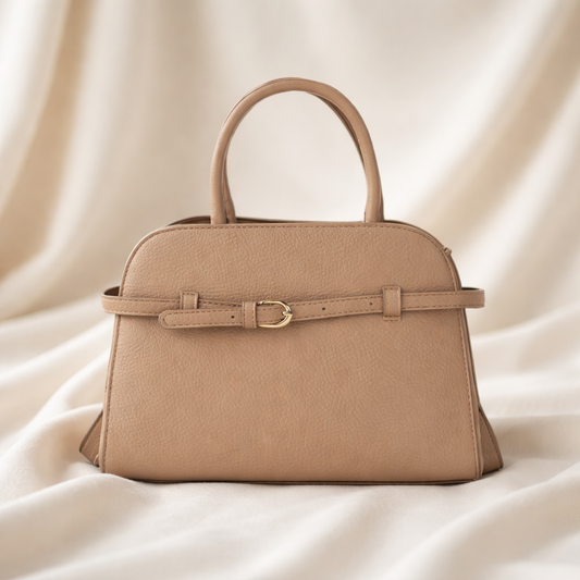 Luxe handtas – taupe