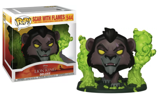 Funko POP! Deluxe – Scar with Flames (The Lion King) #544