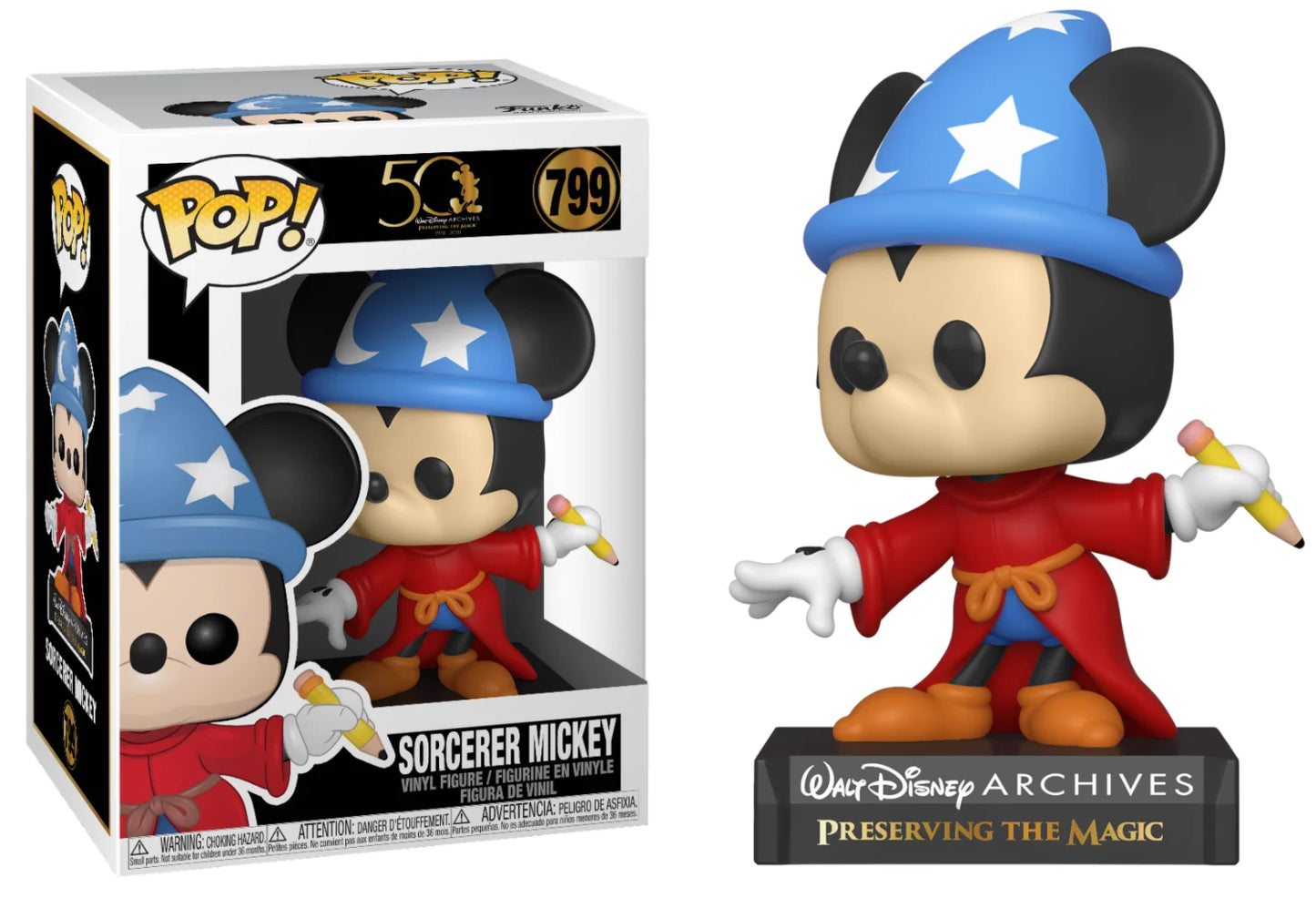 Funko Pop! Disney Archives – Sorcerer Mickey #799 (Fantasia)