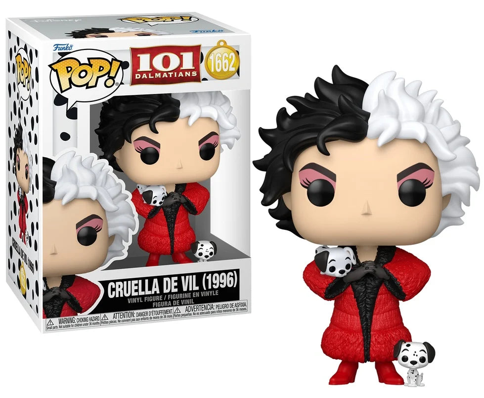 Funko Pop! Disney – Cruella De Vil (1996) #1662 | 101 Dalmatians