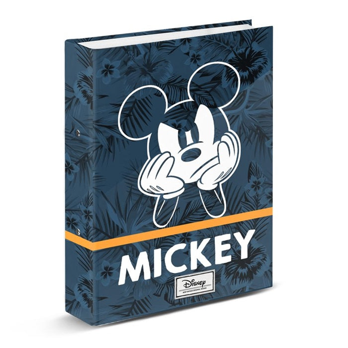 Disney Mickey Mouse Blauwe Ringmap – 28 × 33 × 5 cm