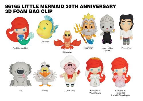 Disney Princess The Little Mermaid Blind Bag Sleutelhanger – 30th Anniversary