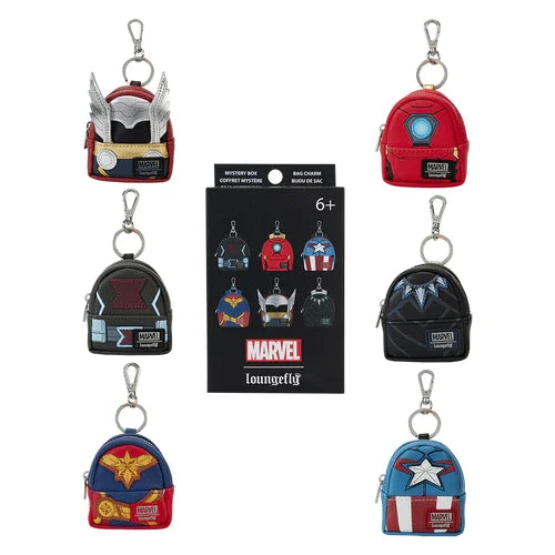 🦸‍♂️ MARVEL Mini Backpack Bag Charm – Loungefly Mystery Box 💥